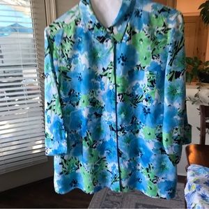 COPY - Jones New York Linen Blouse XL